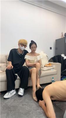 【白鹭】情侣主-强迫男友下跪伺候【双视角版】 JS250729-15