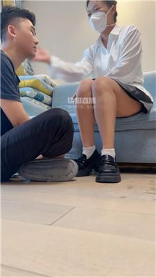 【诗酒】学生妹小皮鞋白袜踩 JS250811-47