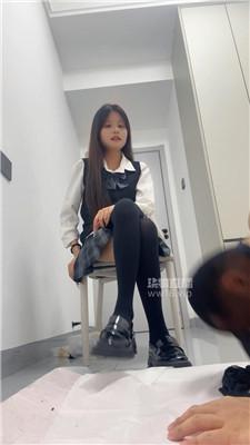 【雨晴】舔吃脏皮鞋过膝黑袜 bf57821