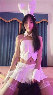 【甜恬】兔女郎白丝诱惑虐 JS251102-5